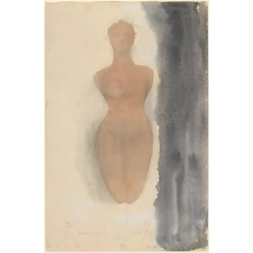 Auguste Rodin, Diz Çöken Kadın Figüründen Çalışma Auguste Rodin, Diz Çöken Kadın Figüründen Çalışma
