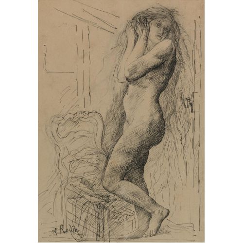 Auguste Rodin, Balıkçı Kulübesinde Enguerrande Auguste Rodin, Balıkçı Kulübesinde Enguerrande