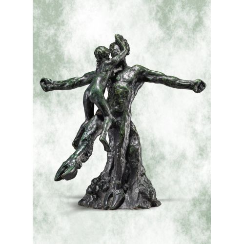 Auguste Rodin, Faune Et Faunesse Dit Aussi Vieux Chene
