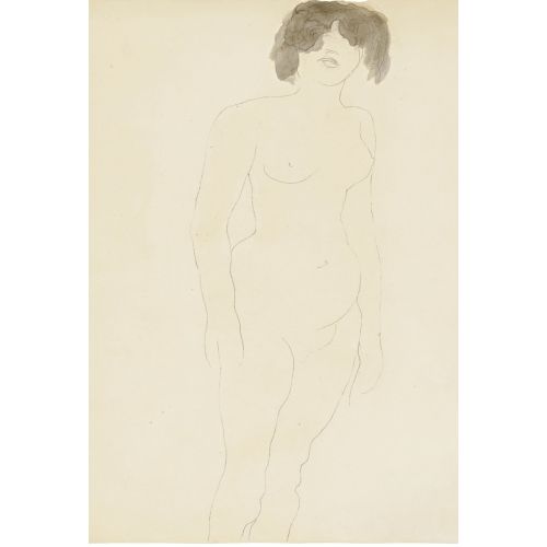 Auguste Rodin, Ayakta, Bakan Çıplak Kadın Auguste Rodin, Ayakta, Bakan Çıplak Kadın