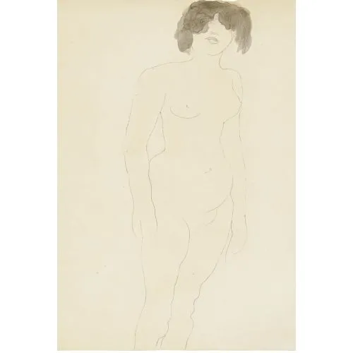 Auguste Rodin, Ayakta, Bakan Çıplak Kadın Auguste Rodin, Ayakta, Bakan Çıplak Kadın