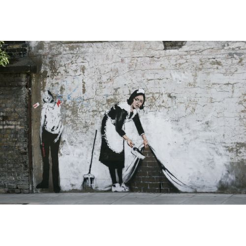 Banksy, Maid Sweeps Under The Carpet 2 Banksy, Maid Sweeps Under The Carpet 2