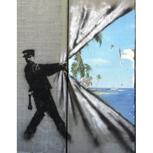 Banksy, Cop Tear The Wall Banksy, Cop Tear The Wall
