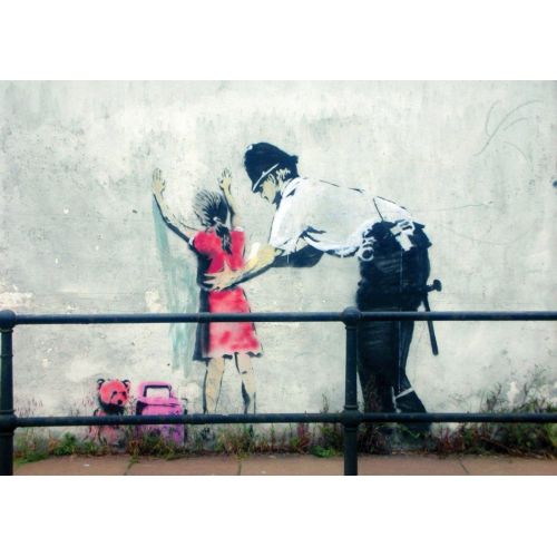 Banksy, Polis Çocuğu Sorguluyor Banksy, Polis Çocuğu Sorguluyor