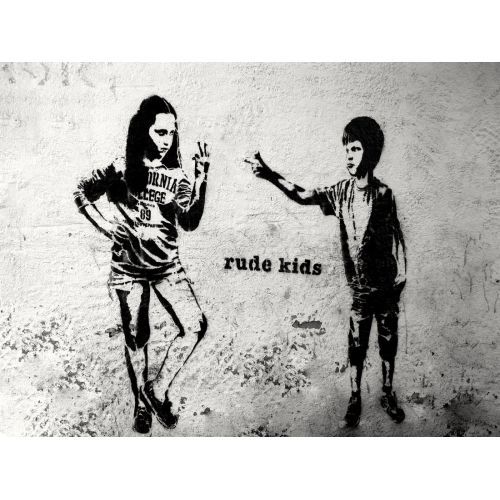 Banksy, Kaba Çocuklar Banksy, Kaba Çocuklar