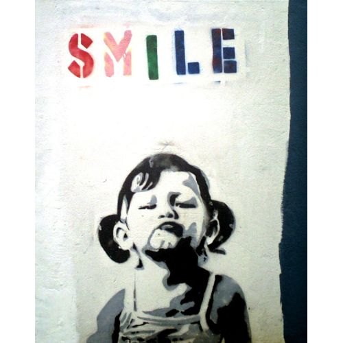 Banksy, Child Smile Banksy, Child Smile