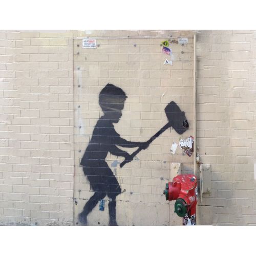 Banksy, Child With Hammer