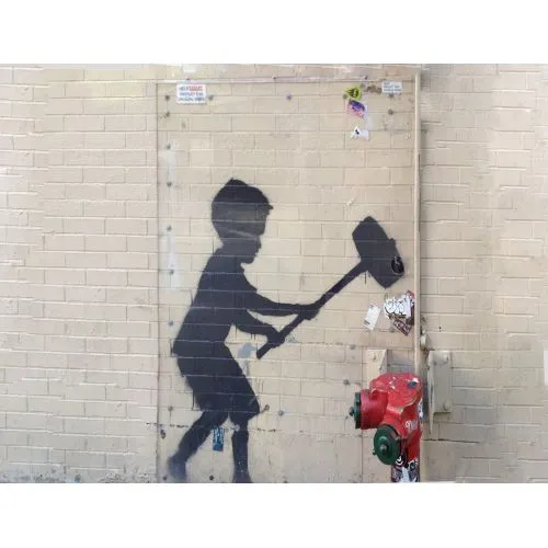 Banksy, Child With Hammer