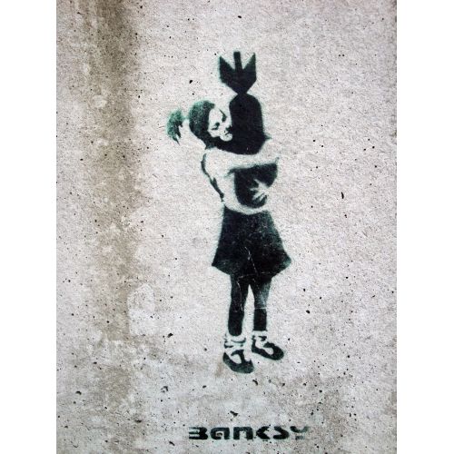Banksy, Kız Bombada Banksy, Kız Bombada