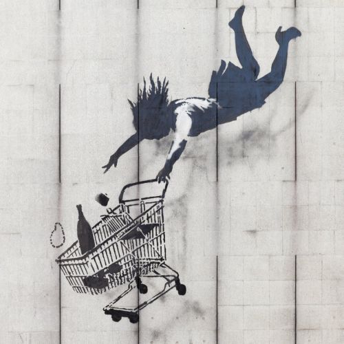Banksy, Alışveriş Yapmaya Kadar Devam Et Banksy, Alışveriş Yapmaya Kadar Devam Et