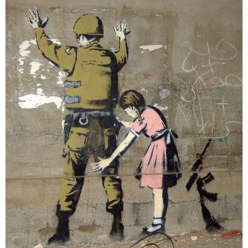 Banksy, Bethlehem Child And Soldier Banksy, Bethlehem Child And Soldier