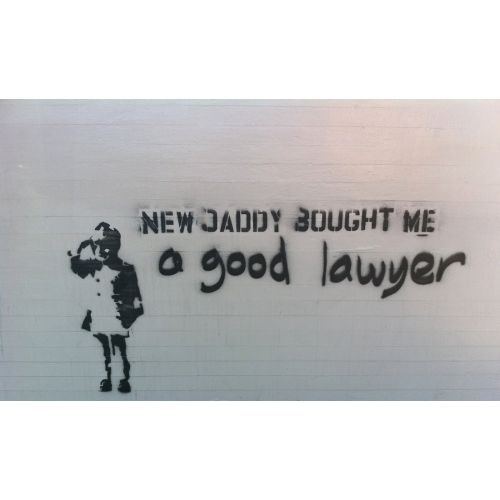 Banksy, Yeni Baba Bana İyi Bir Avukat Aldı