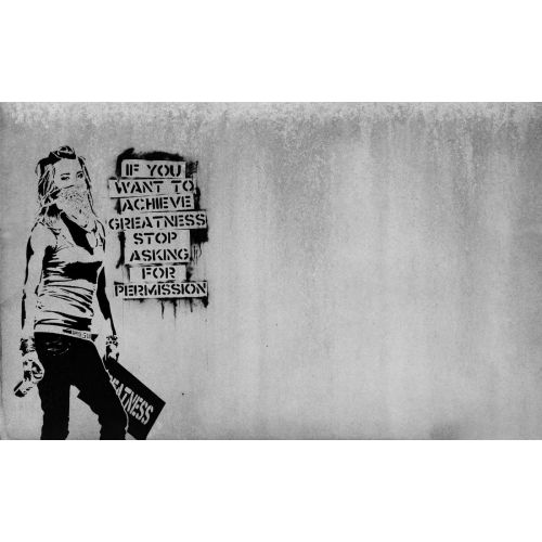 Stop Asking For Permission, Banksy Stop Asking For Permission, Banksy