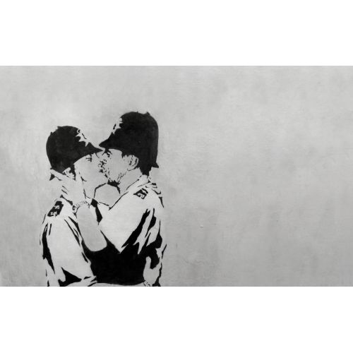 Policemen Are Kissing, Banksy Policemen Are Kissing, Banksy