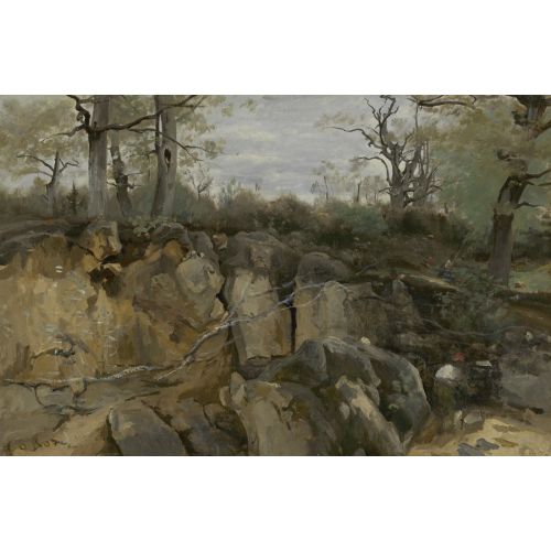 Camille Corot, Abandoned Quarry Camille Corot, Abandoned Quarry