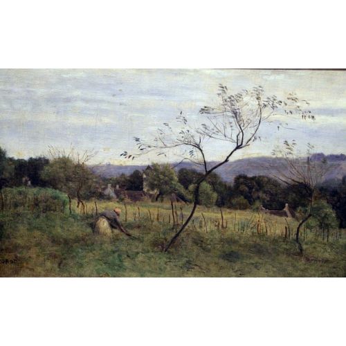 Camille Corot, Ağaçlı Bir Kroki