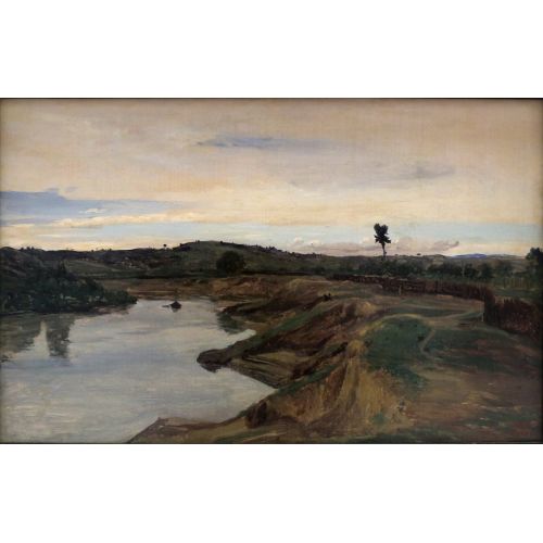 Camille Corot, La Passeggiata Di Poussin Nella Campagna Romana Camille Corot, La Passeggiata Di Poussin Nella Campagna Romana