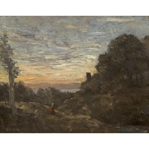 Camille Corot, Ağaçlardaki Kule Camille Corot, Ağaçlardaki Kule