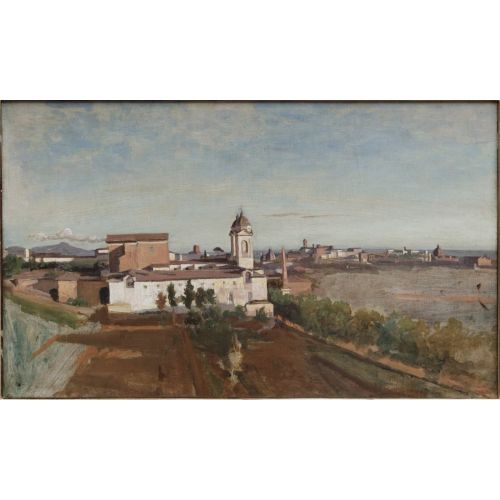 Camille Corot La Trinite Des Monts By Louvre Impressionism Art Movements Camille Corot La Trinite Des Monts By LouvreSubject of
