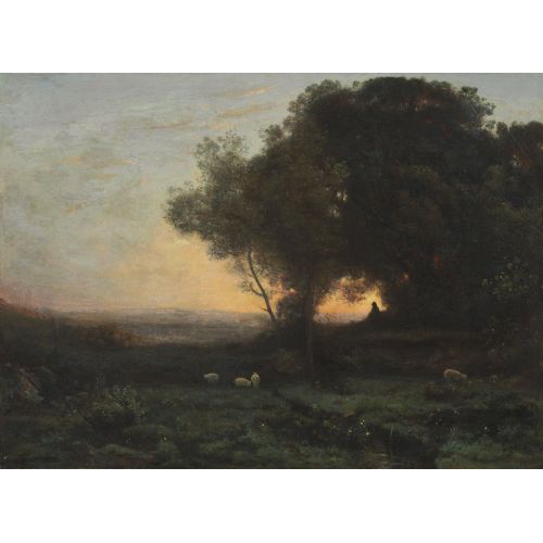 Camille Corot, Ağaçların Altında Çoban Camille Corot, Ağaçların Altında Çoban