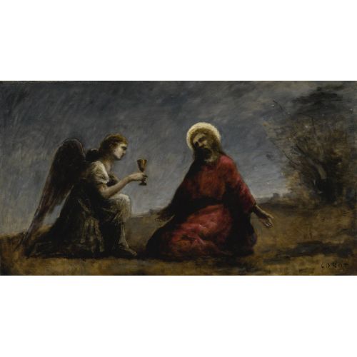 Camille Corot, Zeytin Bahçesinde Mesih Camille Corot, Zeytin Bahçesinde Mesih