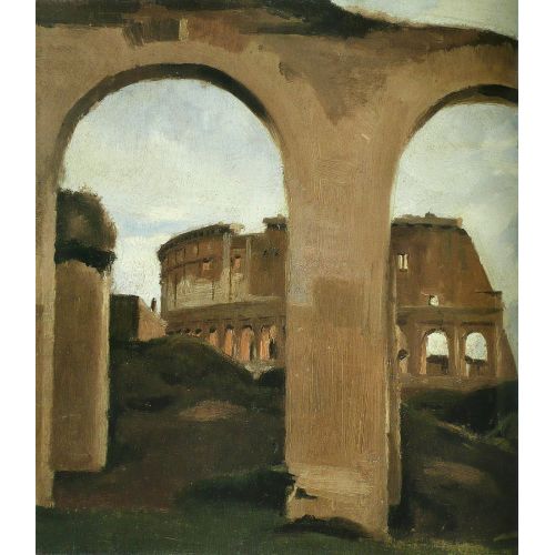 Camille Corot The Colosseum Impressionism Art Movements Camille Corot The ColosseumCamille Corots artwork The Colosseum