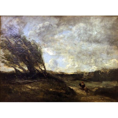 Camille Corot, Le Coup De Vent Camille Corot, Le Coup De Vent