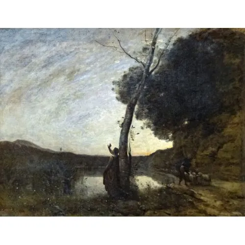 Camille Corot, Augustins The Star Of The Shepherd Impressionism Camille Corot Augustins The Star Of The Shepherd Impressionism Art Movements Camille Corot Augustins The Star Of The ShepherdThe