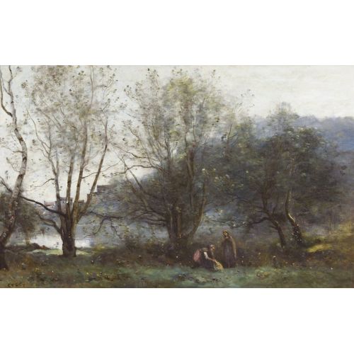 Camille Corot, Avray Şehrinin Göletleri Camille Corot, Avray Şehrinin Göletleri