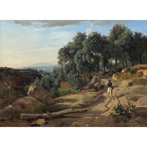 Camille Corot, A View Near Volterra Camille Corot, A View Near Volterra