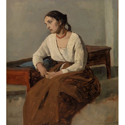 Camille Corot, Melankoli İtalyan Kadın