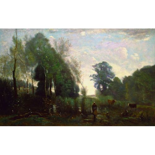 Camille Corot, Misty Sabah Camille Corot, Misty Sabah