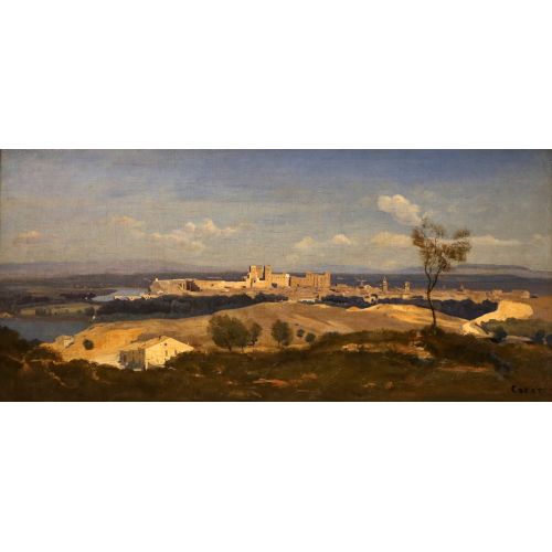 Camille Corot, Avignon From The West Camille Corot, Avignon From The West