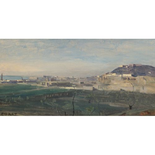 Camille Corot, Naples Le Mont Saint Elme Et Partie De Sa Ville