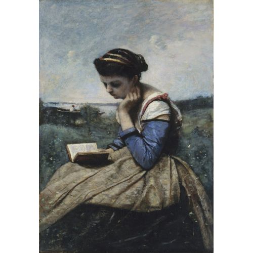 Camille Corot, A Woman Reading Camille Corot, A Woman Reading