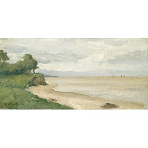 Camille Corot, Etretat Yakınındaki Plaj Camille Corot, Etretat Yakınındaki Plaj