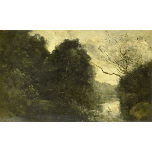 Camille Corot The Bridge Of Narni Impressionism Art Movements Camille Corot The Bridge Of NarniThe subject of the work is The
