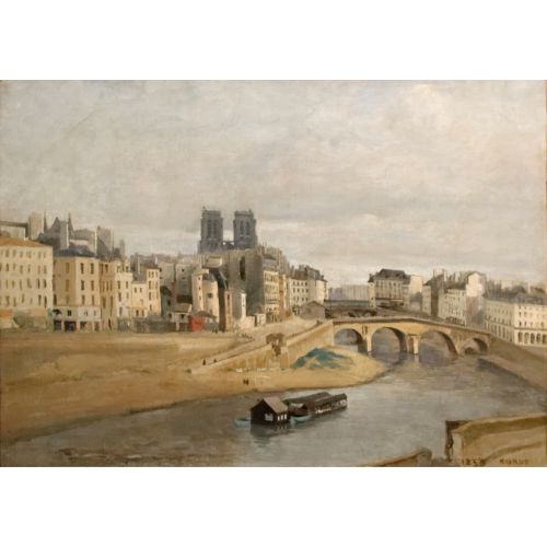 Camille Corot, Quai Des Orfevres Ve Saint Michel Köprüsü Camille Corot, Quai Des Orfevres Ve Saint Michel Köprüsü