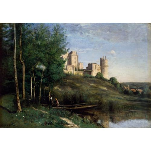 Camille Corot, Chateau De Pierrefonds Harabeleri Camille Corot, Chateau De Pierrefonds Harabeleri