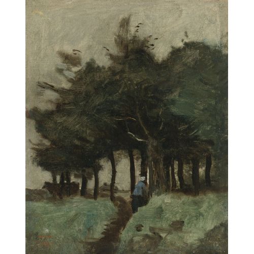 Camille Corot, Boulogne Sur Mer Ağaçların Hakim Olduğu İçi Boş Yol Camille Corot, Boulogne Sur Mer Ağaçların Hakim Olduğu İçi Boş Yol