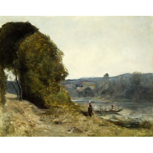 Camille Corot, Kayıkçının Kalkışı Camille Corot, Kayıkçının Kalkışı
