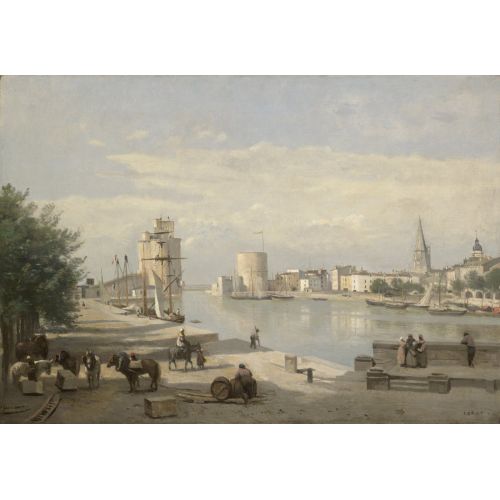 Camille Corot, La Rochelle Limanı Camille Corot, La Rochelle Limanı