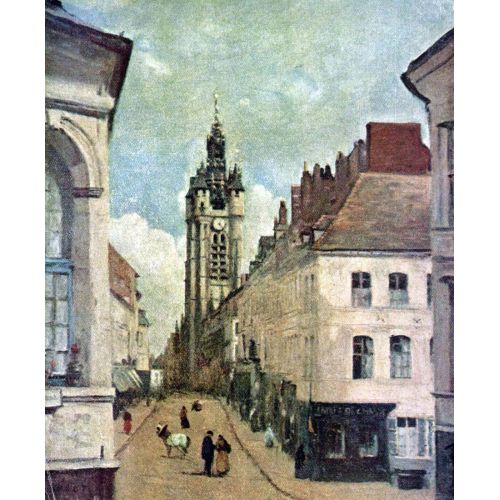 Camille Corot, Campanario Von Douai Camille Corot, Campanario Von Douai