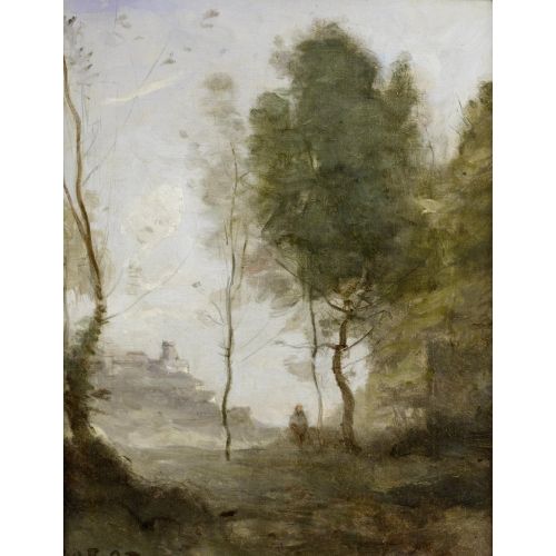 Camille Corot, İtalya Peyzaj Çalışması Hatıra Camille Corot, İtalya Peyzaj Çalışması Hatıra