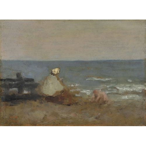 Camille Corot Femme Et Enfant Au Bord De La Mer Etretat Impressionism Art Movements Camille Corot Femme Et Enfant Au Bord De La