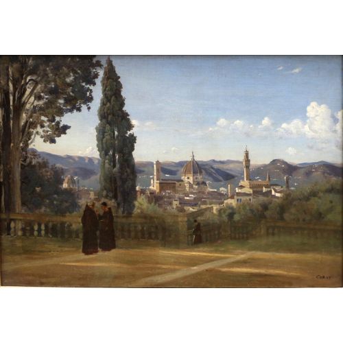 Camille Corot, Boboli Bahçesinden Görülen Floransa Camille Corot, Boboli Bahçesinden Görülen Floransa