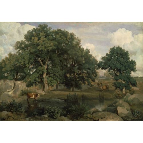 Camille Corot, Fontainebleau Ormanı II Camille Corot, Fontainebleau Ormanı II