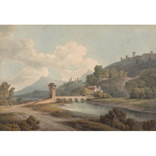 Camille Corot, Francis Towne Modern Köprüsü Narni Camille Corot, Francis Towne Modern Köprüsü Narni