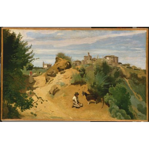 Camille Corot, Genzano Camille Corot, Genzano