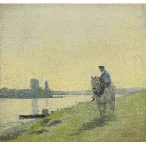 Camille Corot, Kayıkçı Atının Üstünde Camille Corot, Kayıkçı Atının Üstünde